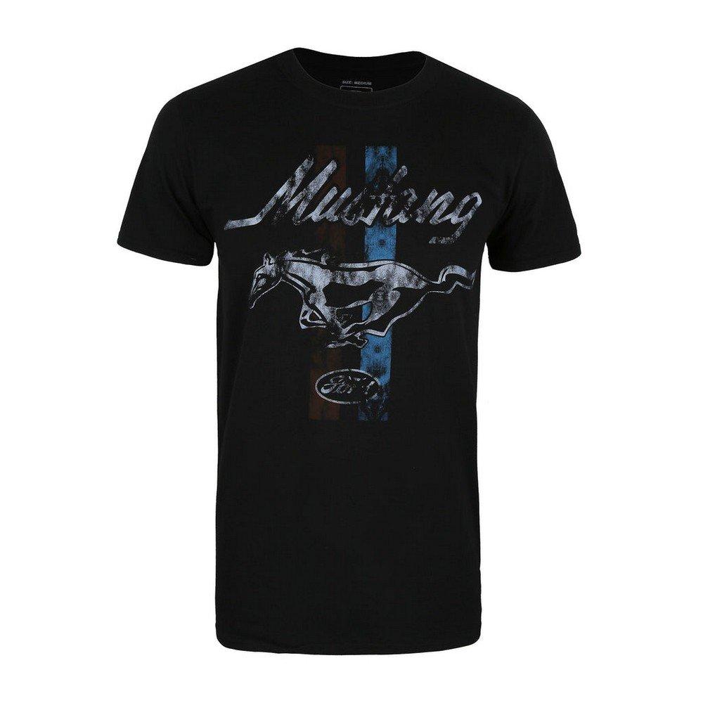 Mustang Tshirt Herren Schwarz M von Ford