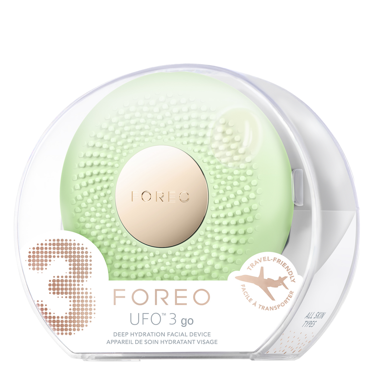 UFO™ 3 go - Maskengerät mit Wärme & LED-Lichttherapie Pistachio von Foreo