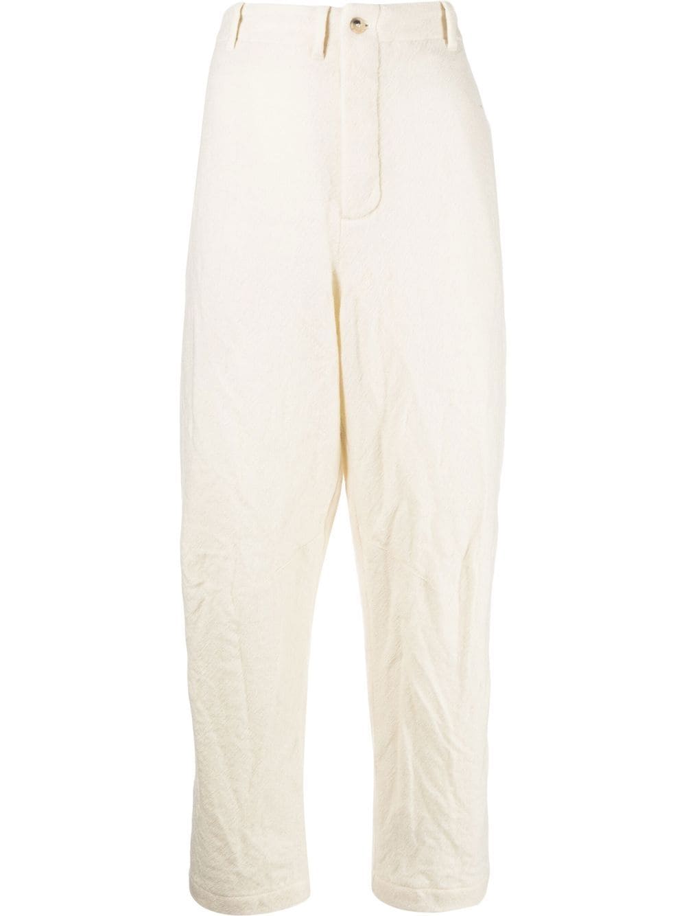 Forme D'expression Arc wool trousers - Neutrals von Forme D'expression