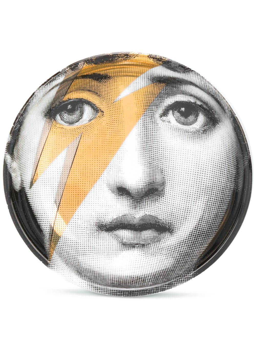 Fornasetti Don Giovani ashtray (12cm) - Black von Fornasetti