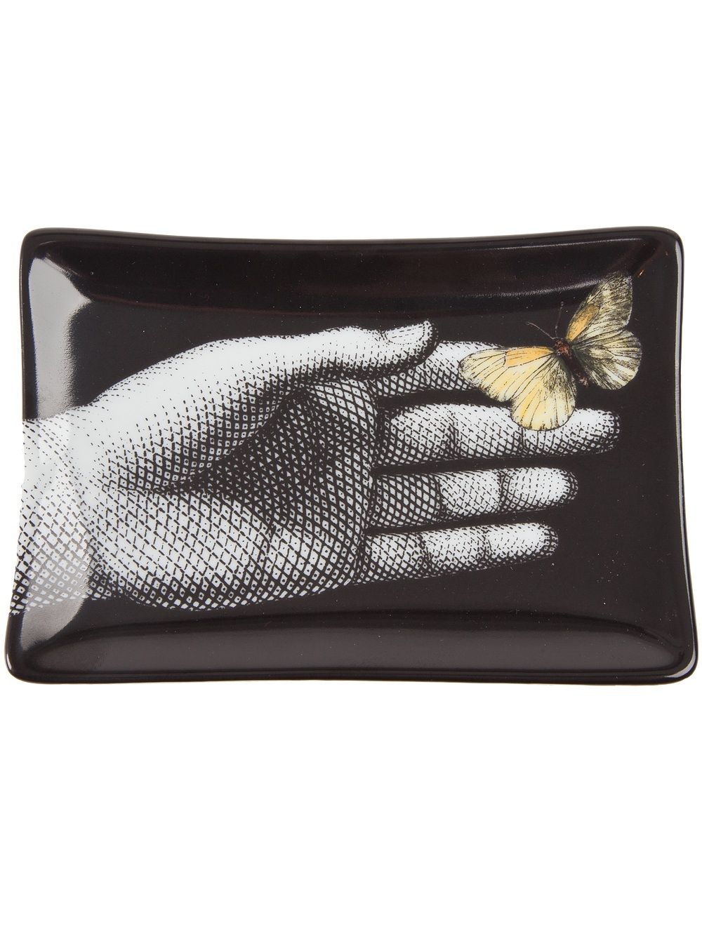 Fornasetti Farfalle valet dish - Black von Fornasetti