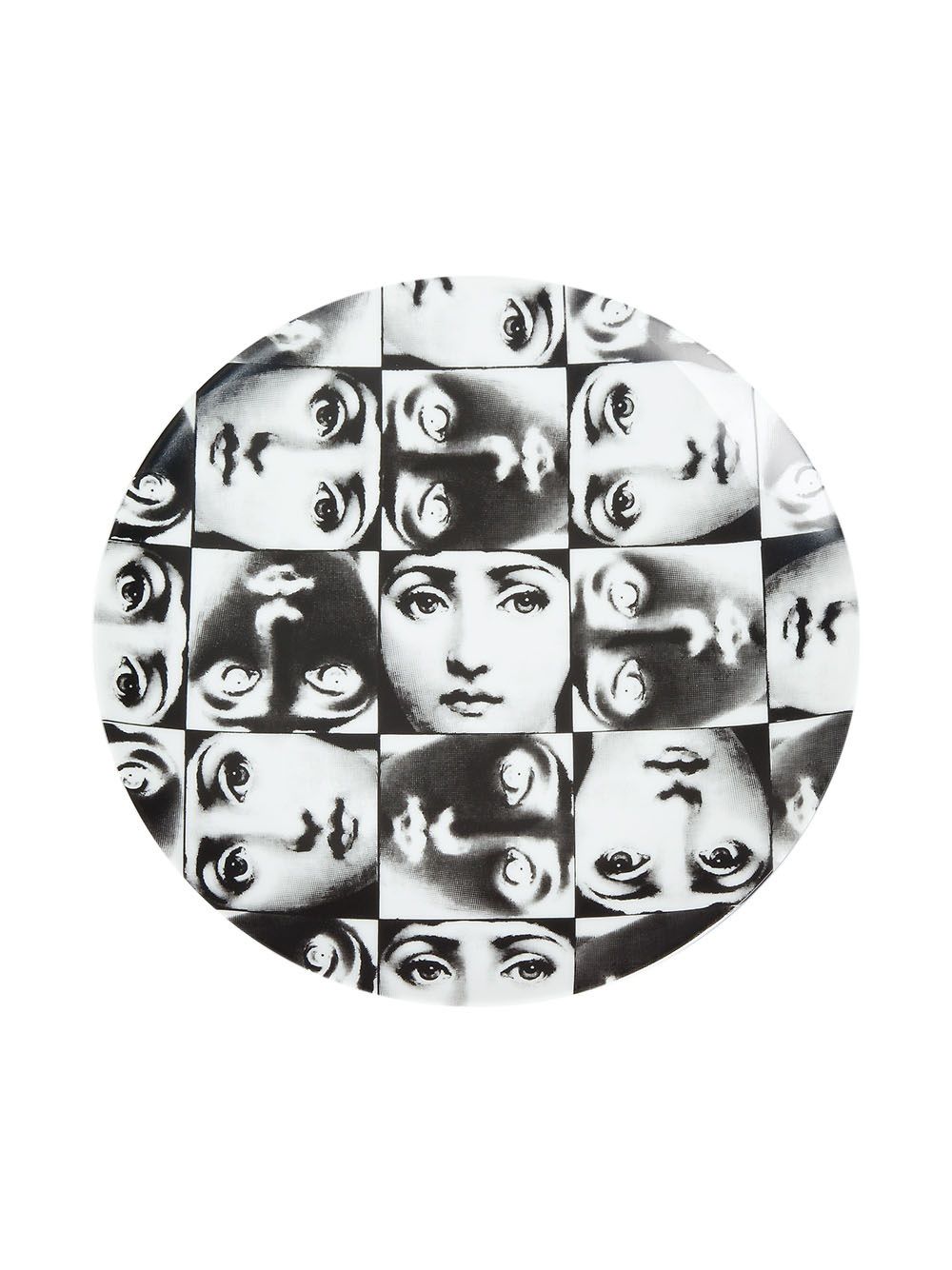 Fornasetti Plate - Black von Fornasetti