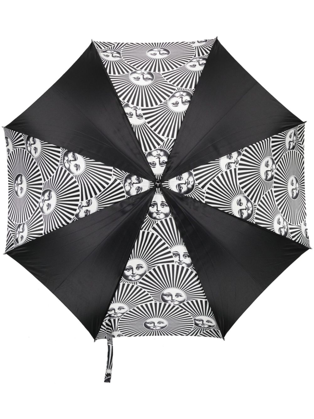 Fornasetti Soli a Ventaglio printed umbrella - Black von Fornasetti