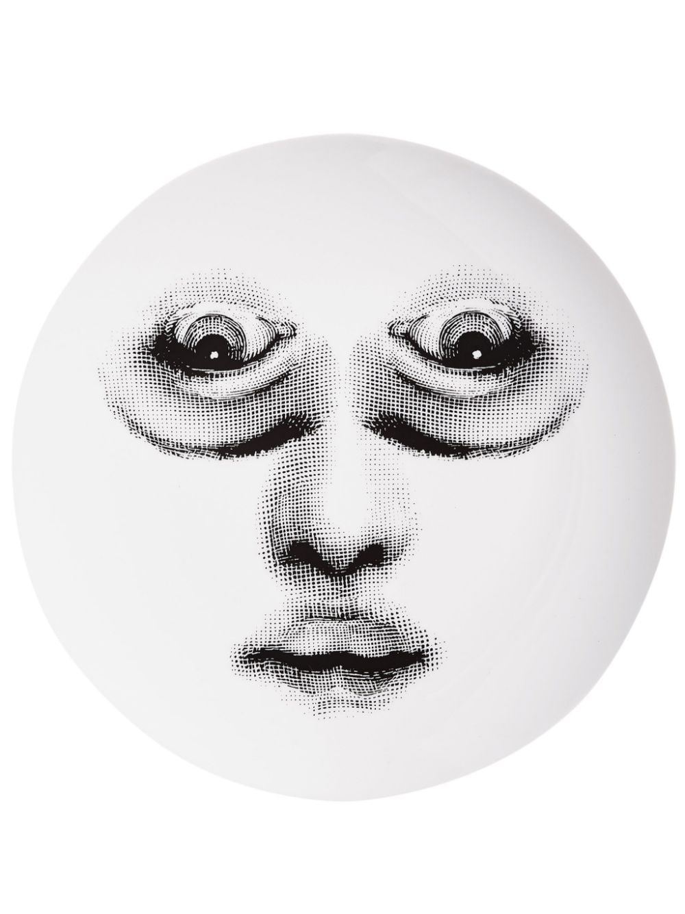 Fornasetti Tema e Variazioni n. 395 wall plate - White von Fornasetti