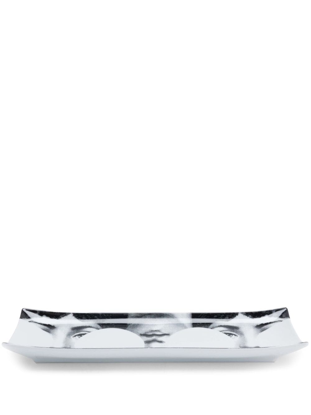 Fornasetti Tema e Variazioni n.242 porcelain ashtray - White von Fornasetti