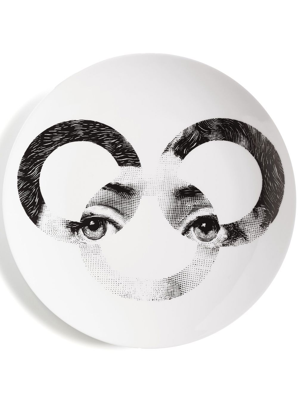 Fornasetti Tema e Variazioni n.58 wall plate - White von Fornasetti