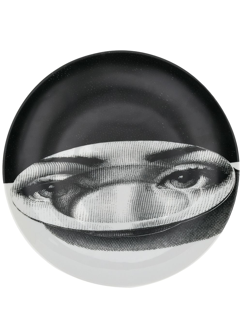 Fornasetti Tema e Variazioni wall plate - Black von Fornasetti