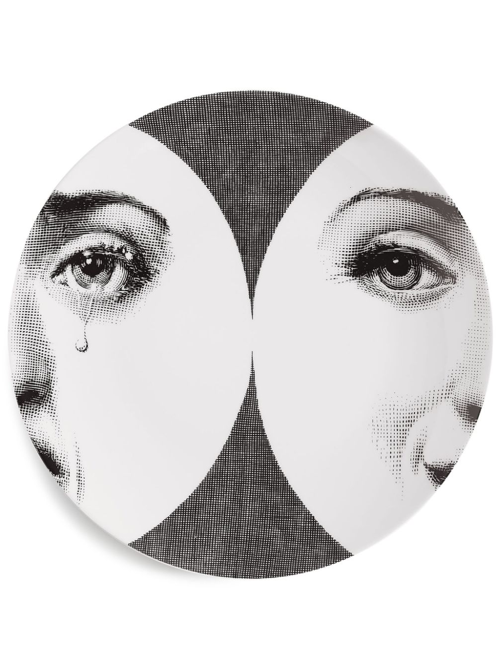 Fornasetti Variazioni n.280 wall plate - Black von Fornasetti