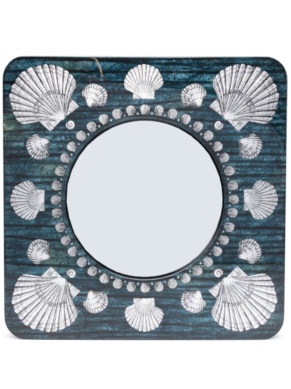 Fornasetti convex mirror frame - Silver von Fornasetti