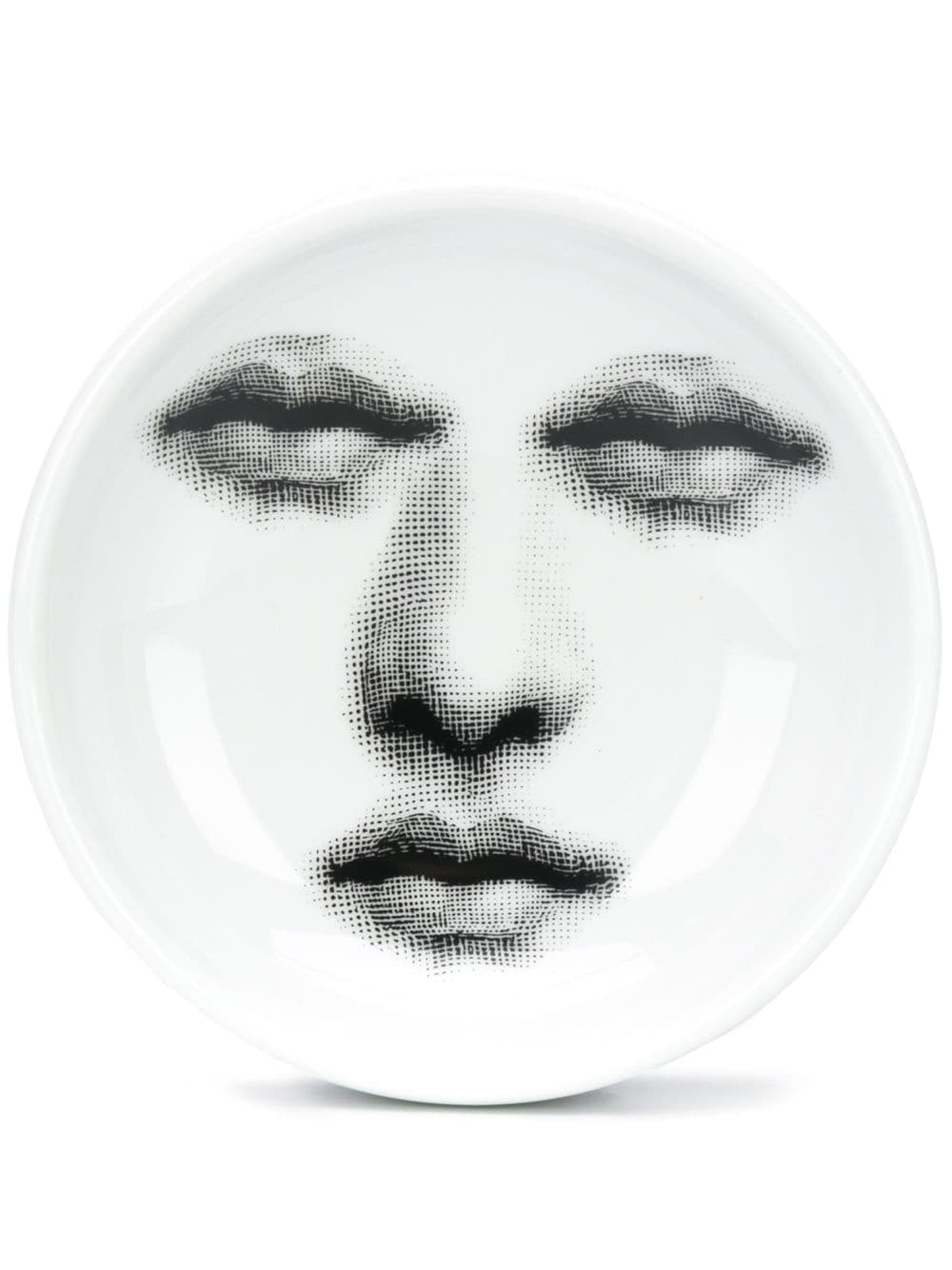 Fornasetti face print ashtray (12cm) - White von Fornasetti
