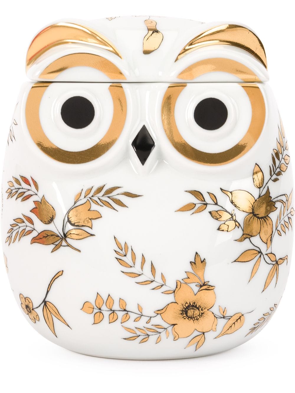 Fornasetti floral owl jar - White von Fornasetti