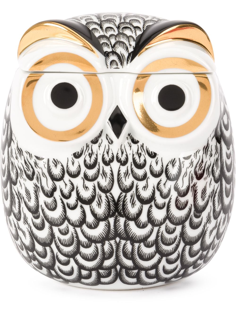 Fornasetti owl printed jar - White von Fornasetti