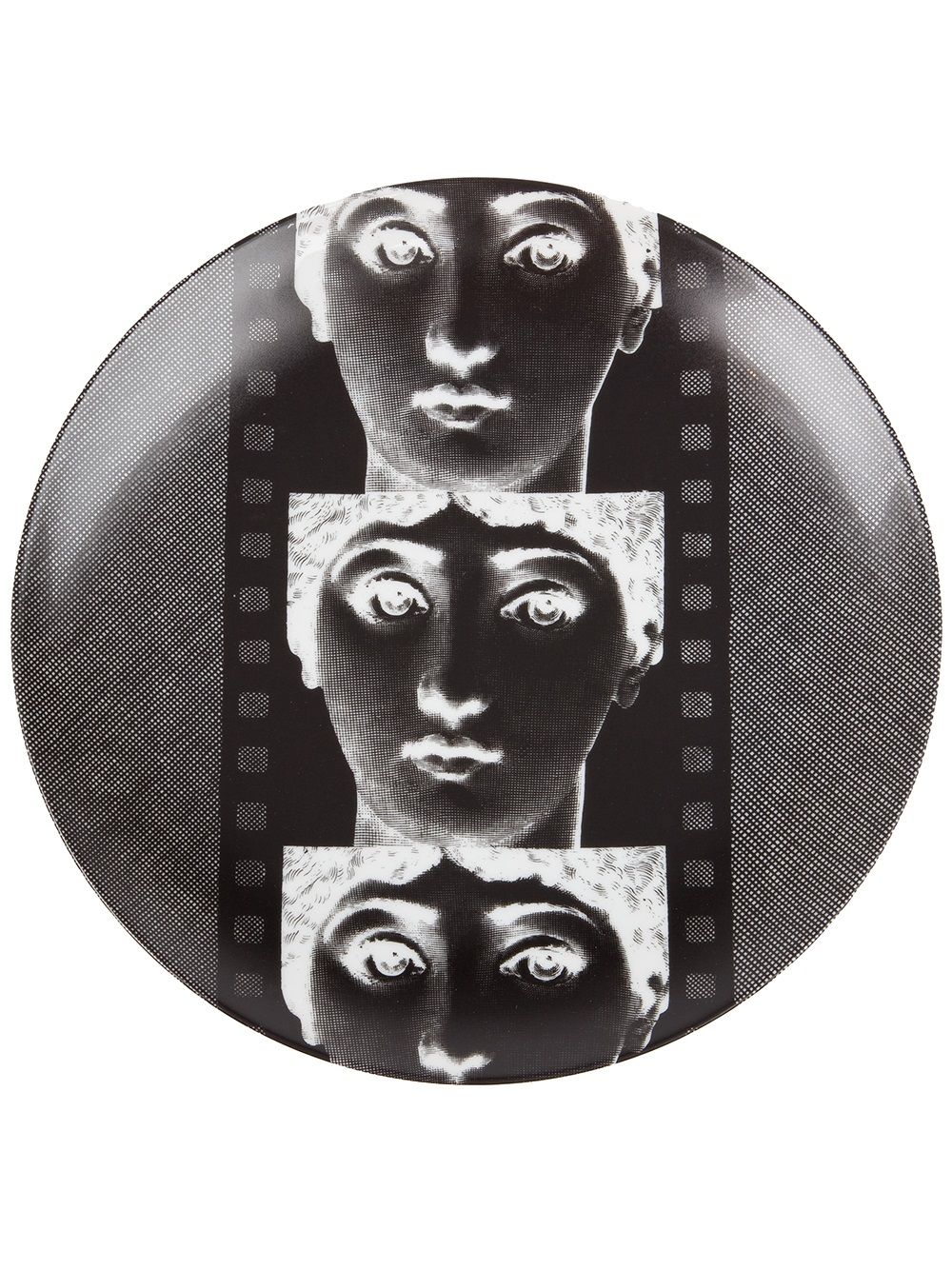 Fornasetti plate - Black von Fornasetti