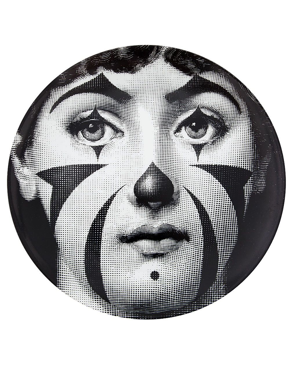 Fornasetti plate - Black von Fornasetti