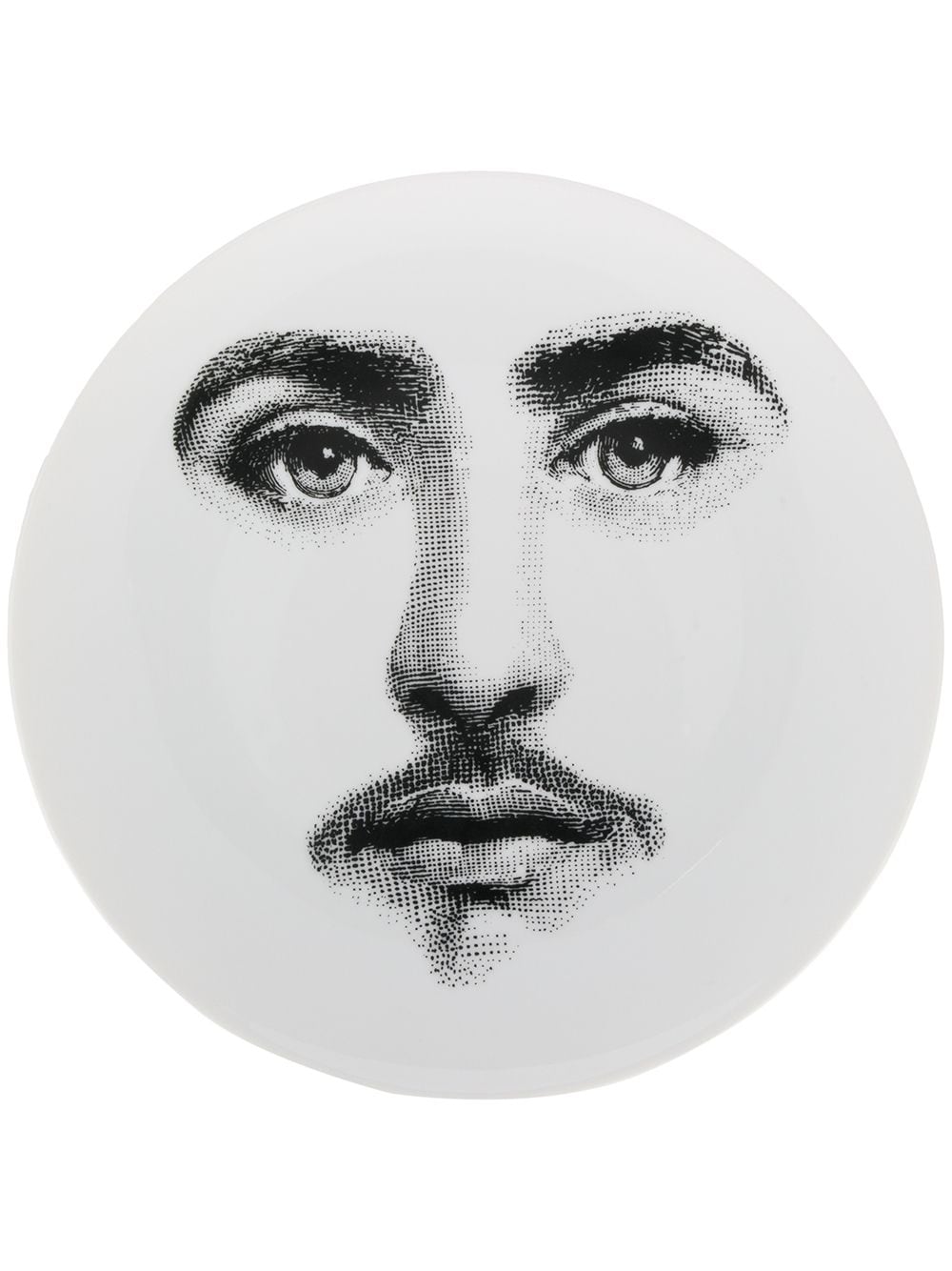 Fornasetti portrait plate - White von Fornasetti