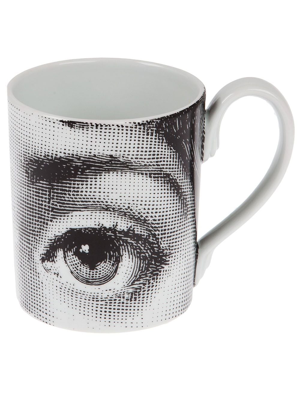 Fornasetti printed mug - Black von Fornasetti