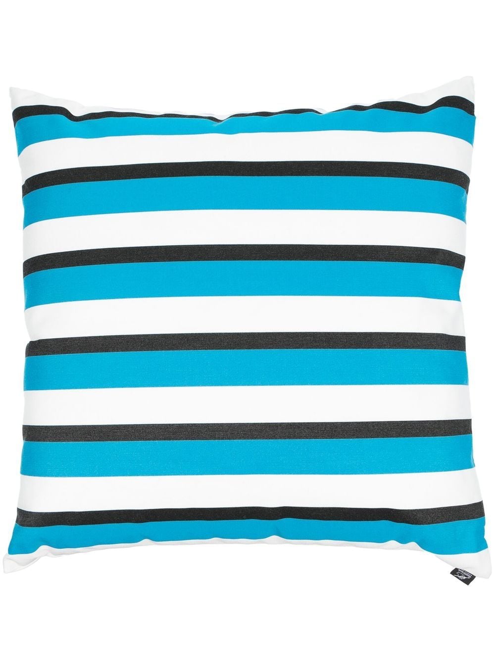 Fornasetti stripe pattern cushion - Blue von Fornasetti