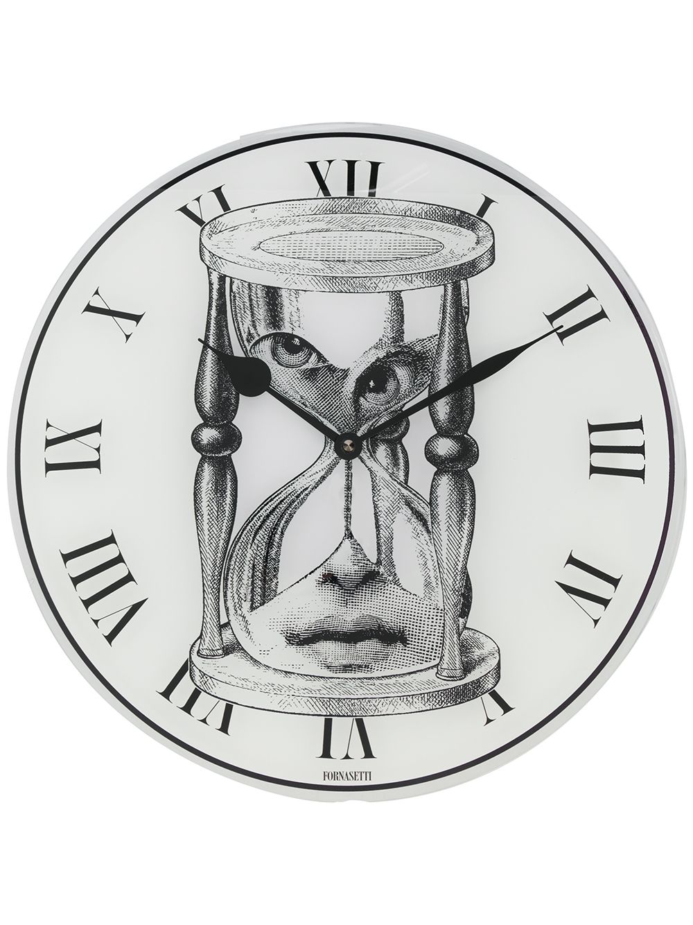 Fornasetti timer-face round wall clock - White von Fornasetti