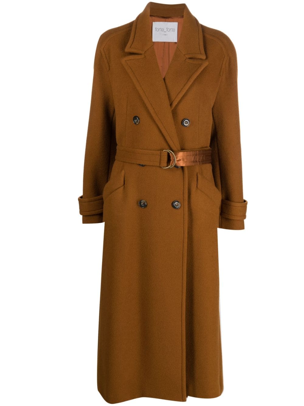 Forte Forte belted double-breasted coat - Brown von Forte Forte