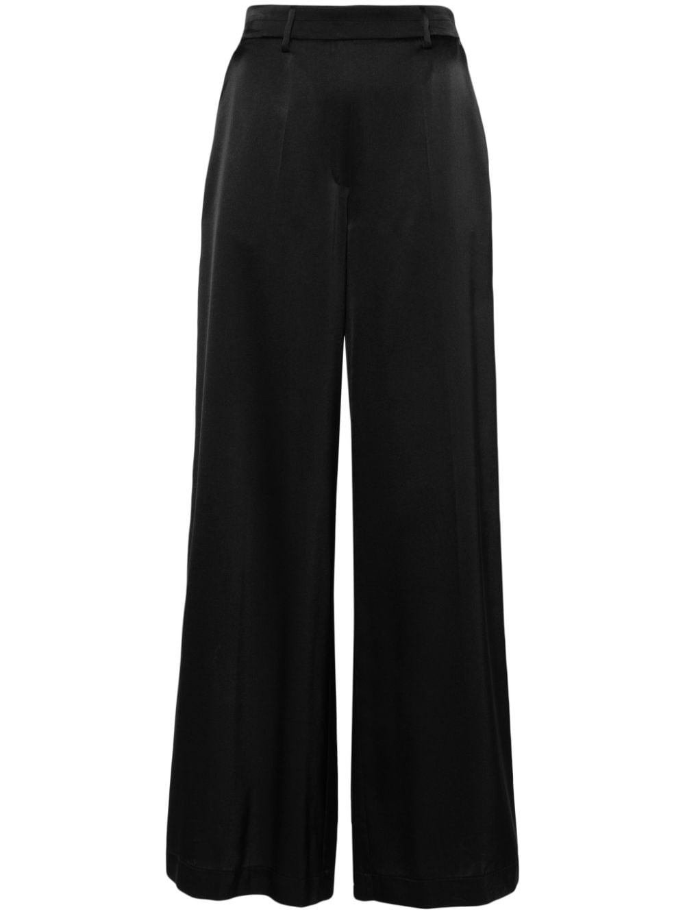 Forte Forte flared satin trousers - Black von Forte Forte