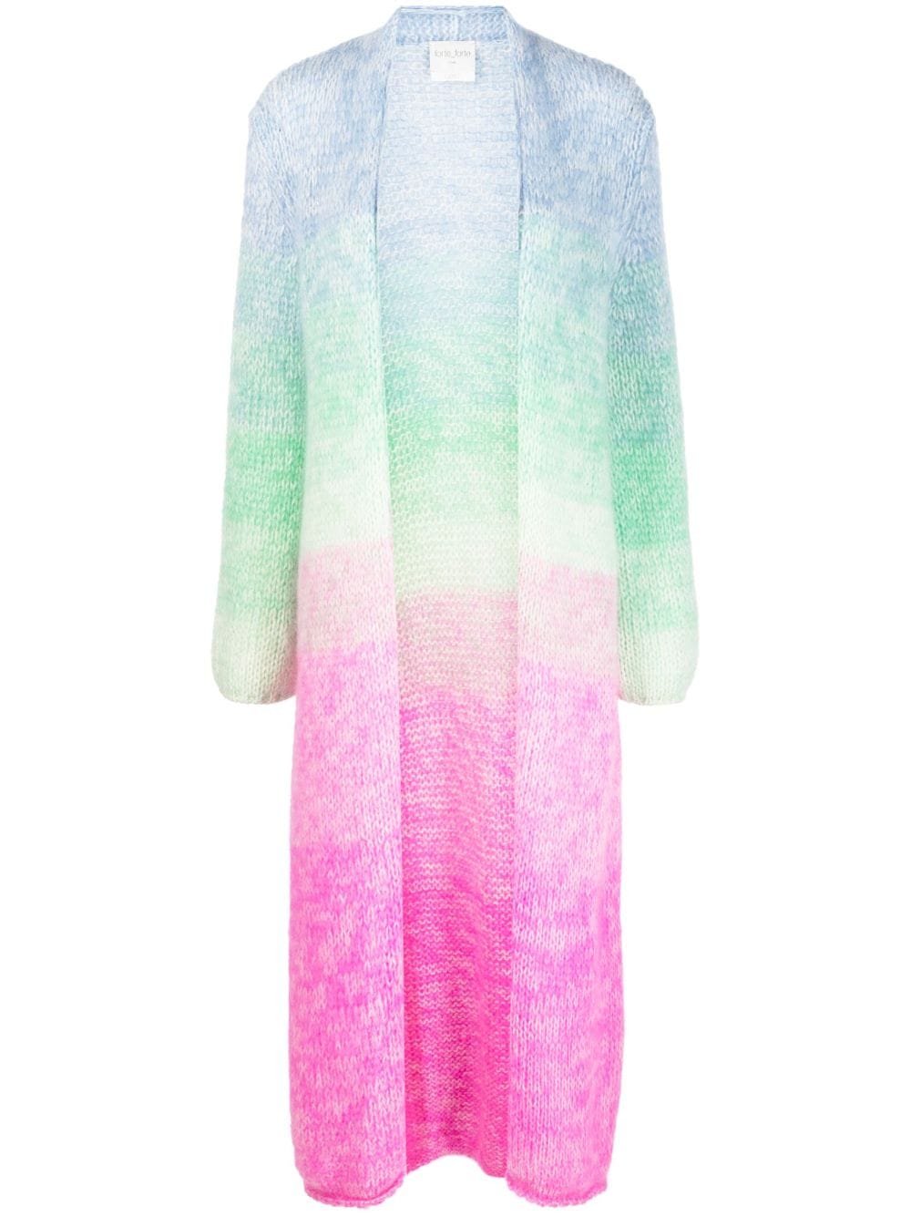 Forte Forte gradient-effect mohair coat - Pink von Forte Forte