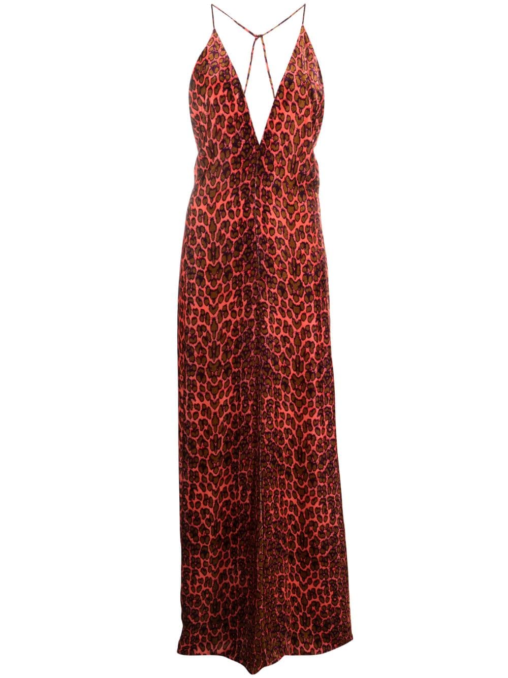 Forte Forte graphic-print velvet maxi dress - Orange von Forte Forte