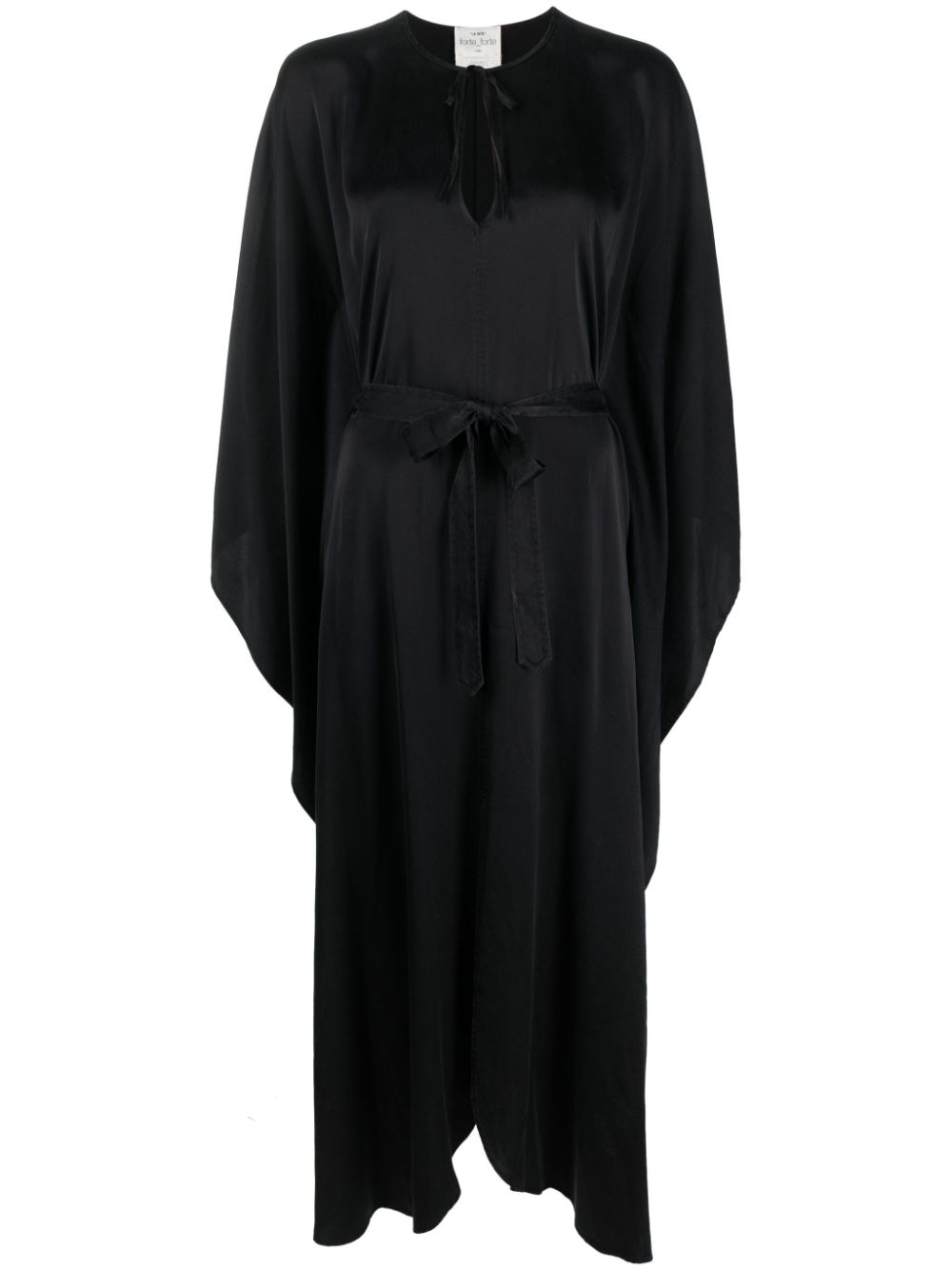 Forte Forte kaftan silk maxi dress - Black von Forte Forte