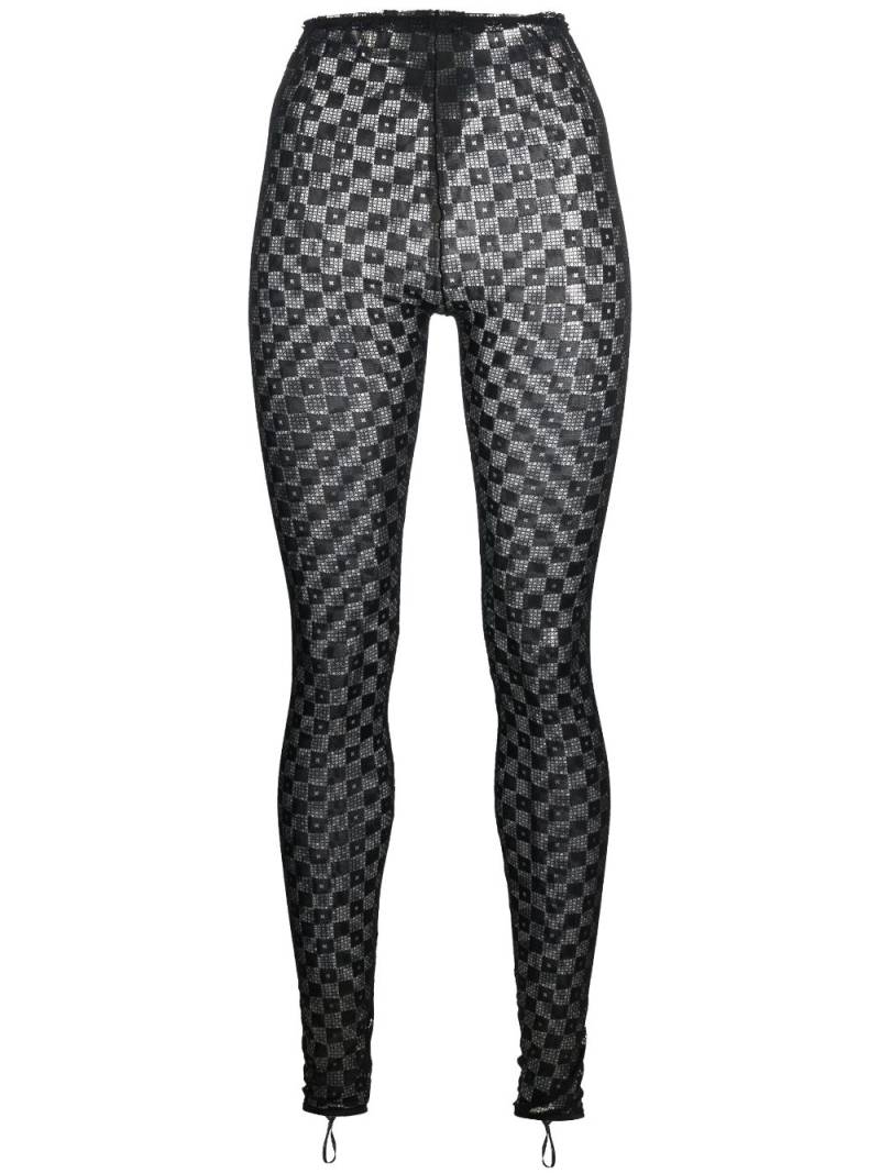 Forte Forte lace semi-sheer leggings - Black von Forte Forte