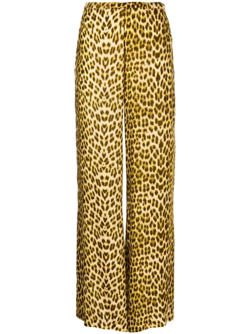 Forte Forte leopard-print velvet trousers - Neutrals von Forte Forte