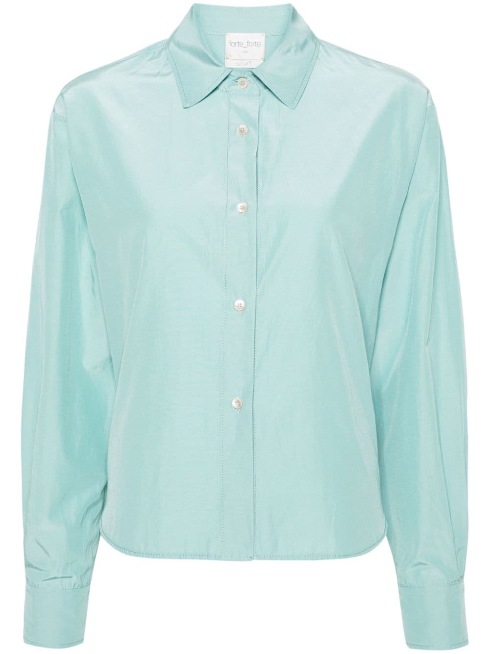 Forte Forte long-sleeve poplin shirt - Blue von Forte Forte