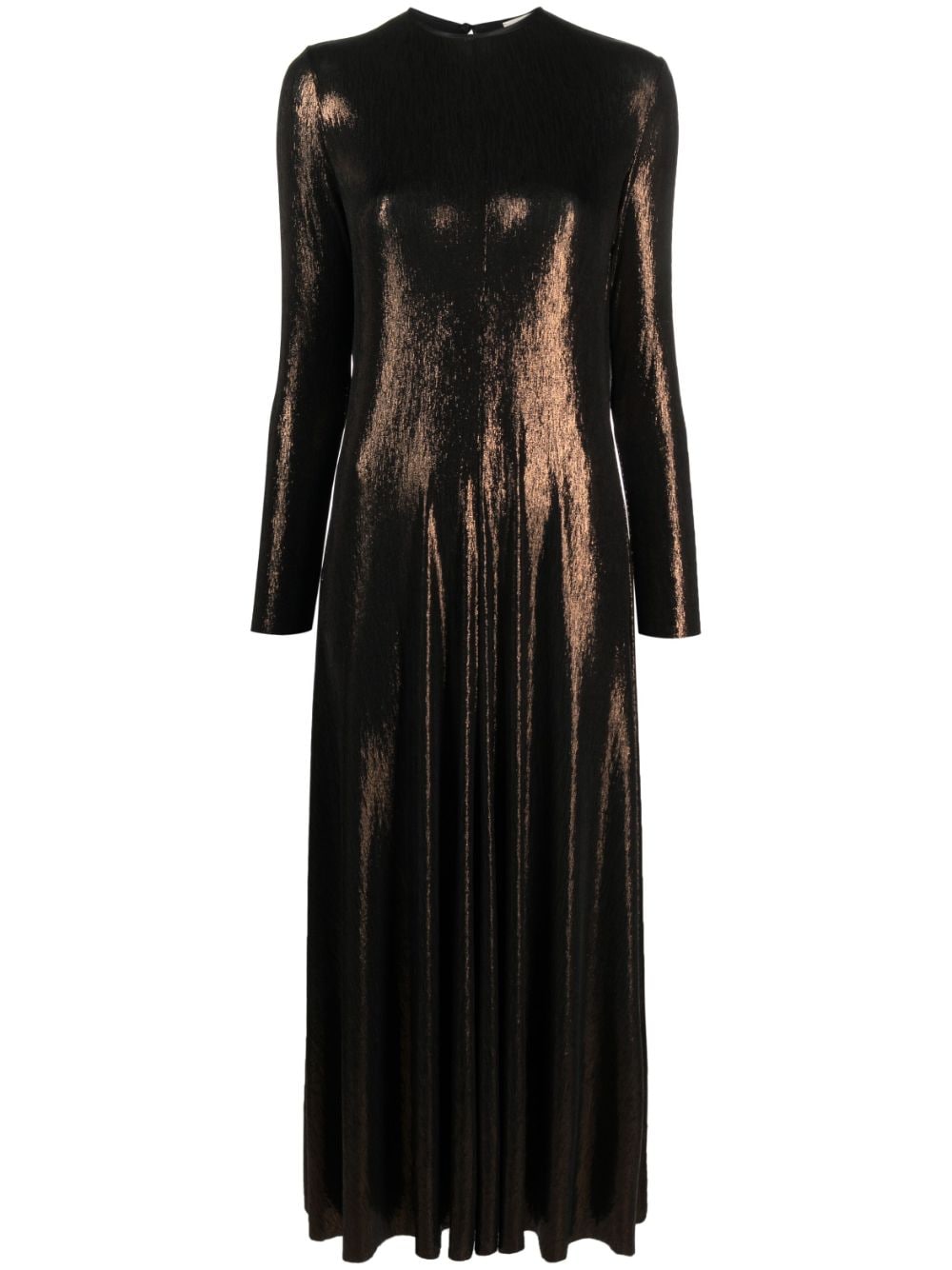 Forte Forte metallic-finish midi dress - Brown von Forte Forte