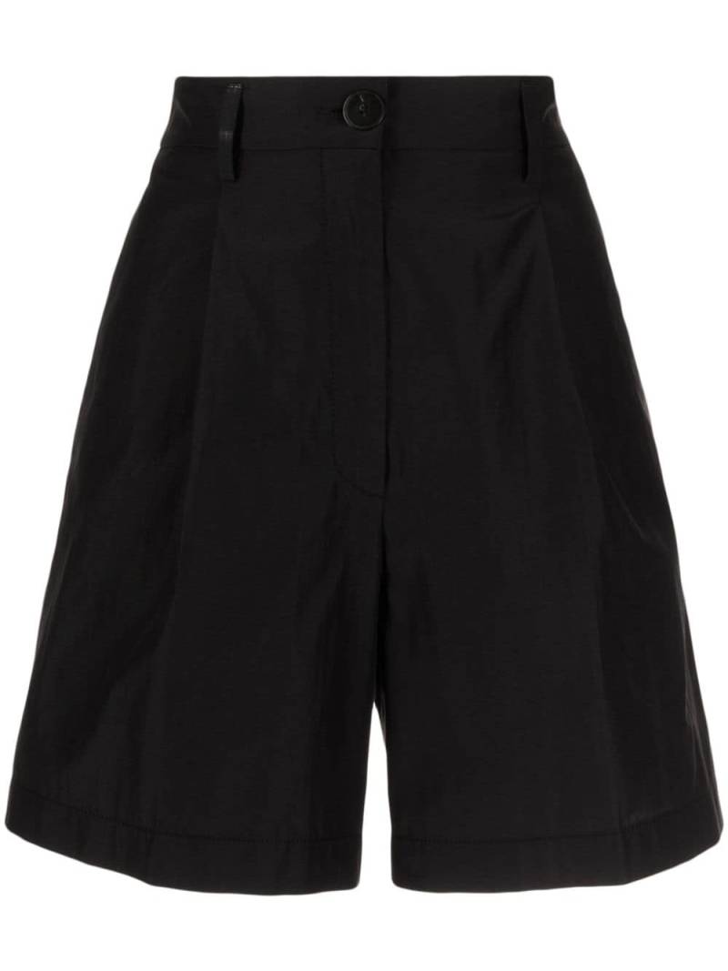 Forte Forte pleated high-waisted shorts - Black von Forte Forte