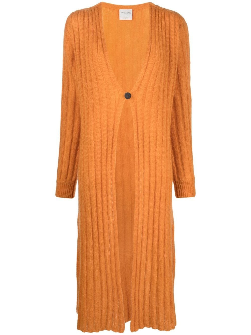 Forte Forte ribbed-knit cardi-coat - Orange von Forte Forte