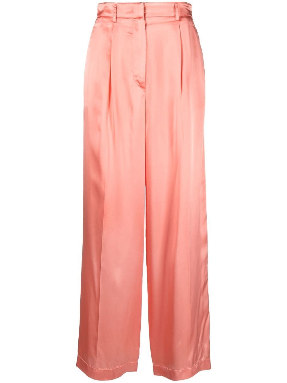 Forte Forte satin-finish gathered trousers - Pink von Forte Forte
