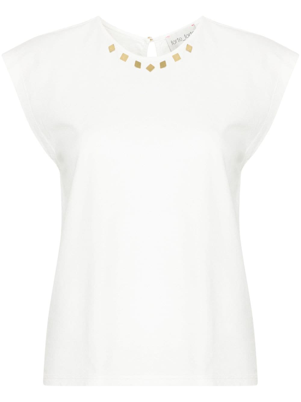 Forte Forte sleeveless cotton T-shirt - White von Forte Forte