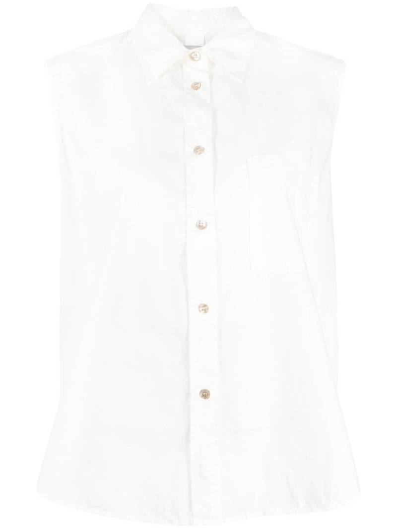 Forte Forte sleeveless cotton shirt - White von Forte Forte
