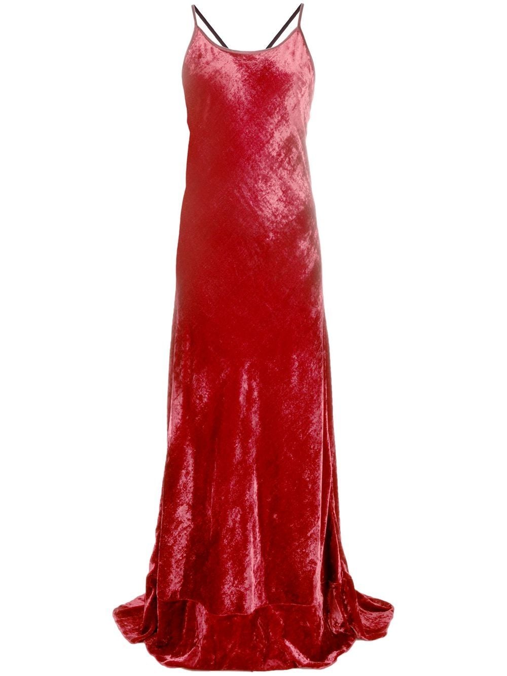 Forte Forte sleeveless velour gown - Red von Forte Forte