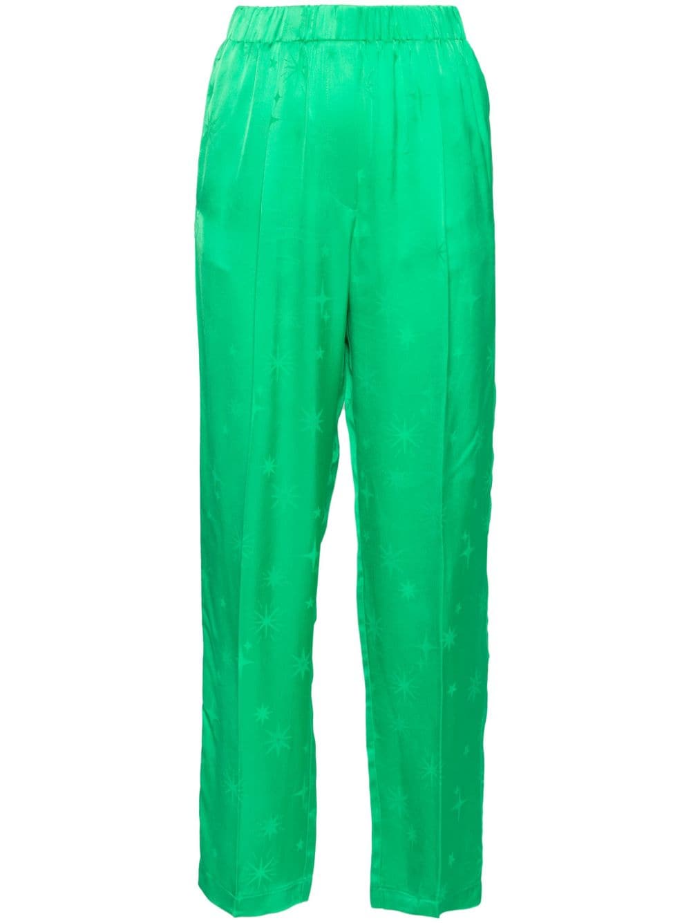 Forte Forte straight-leg jacquard trousers - Green von Forte Forte