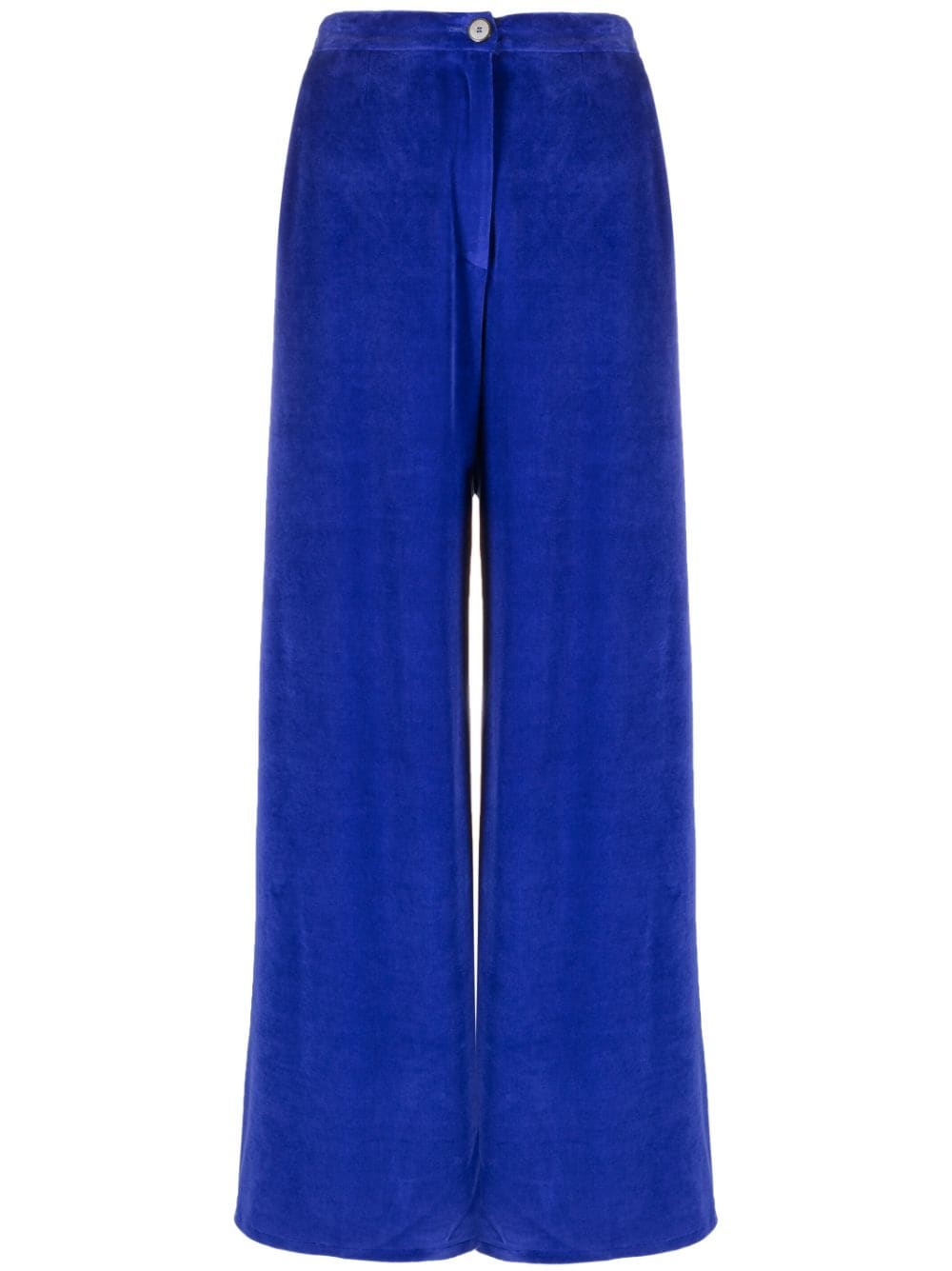 Forte Forte wide-leg cotton-blend trousers - Blue von Forte Forte