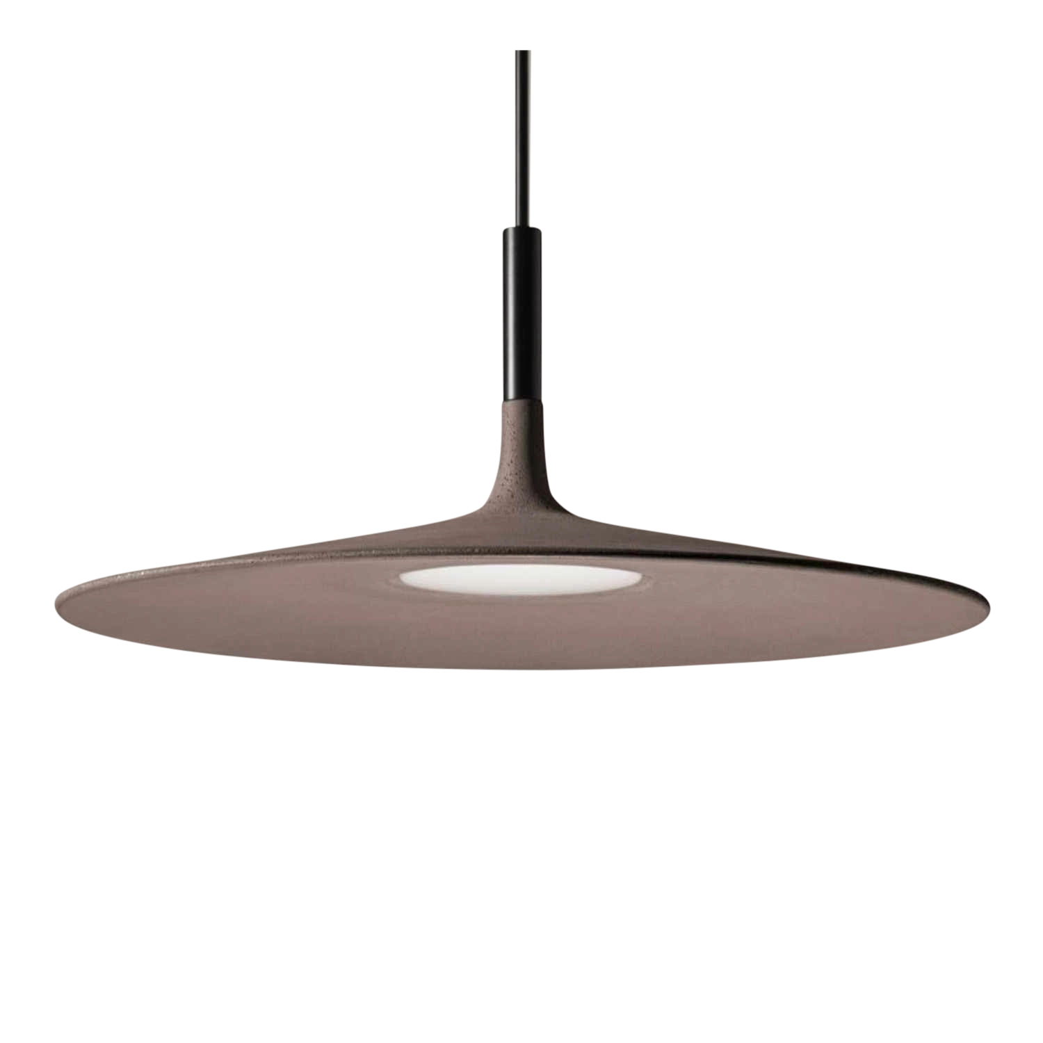 Aplomb Large LED Hängeleuchte, Farbe braun (marrone), Funktion mit dimmer von Foscarini