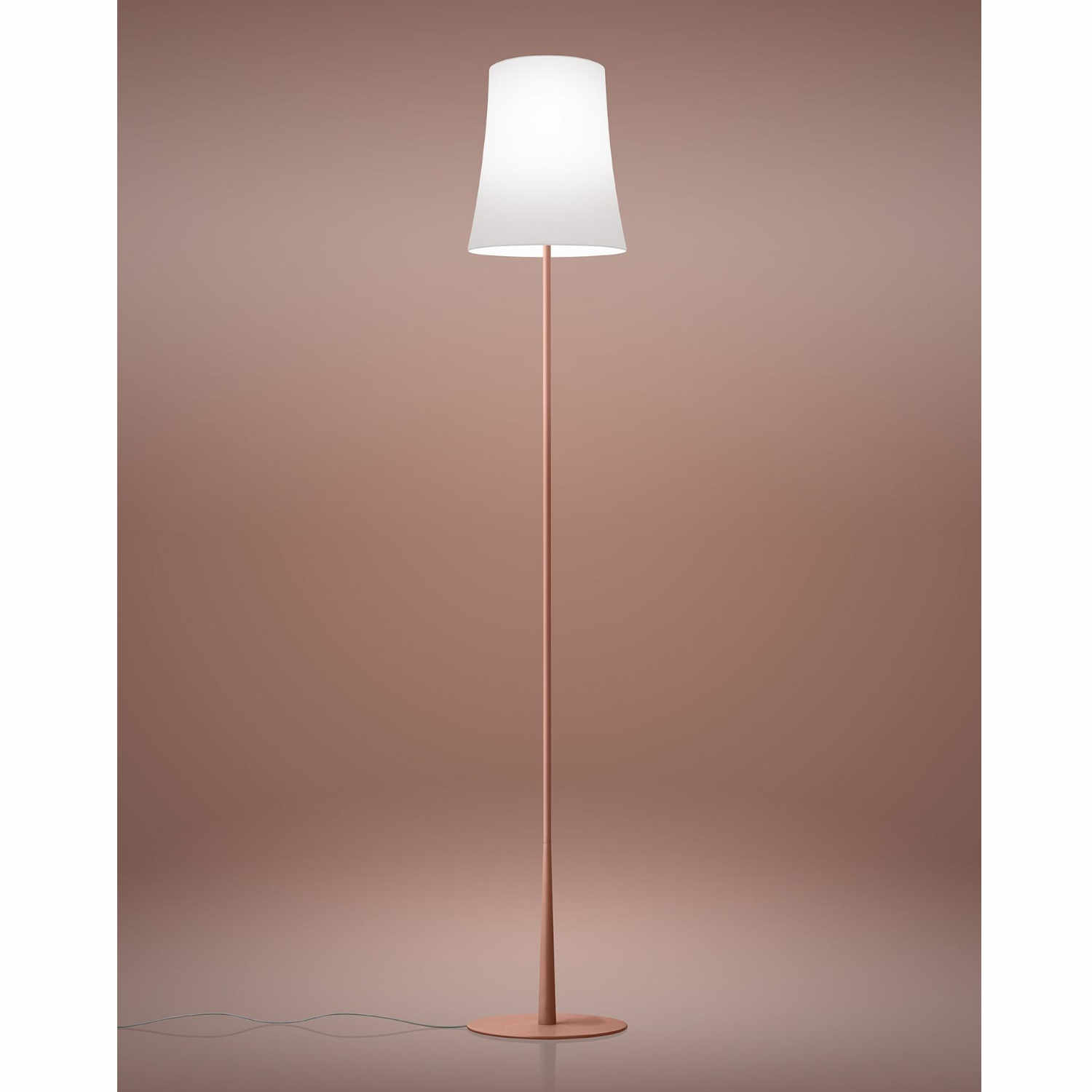 Birdie Easy Stehleuchte, Farbe backstein (rosso mattone) von Foscarini