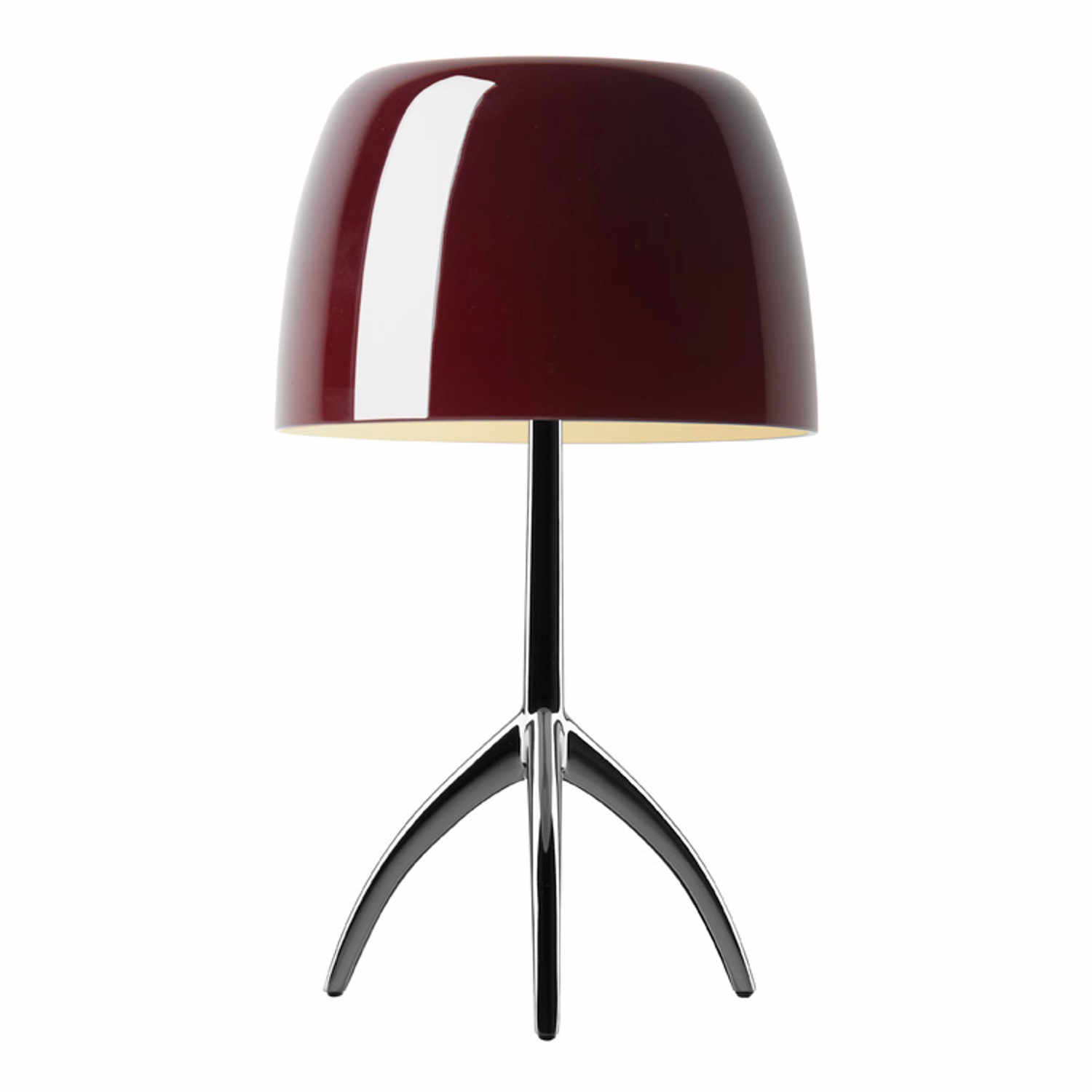 Lumiere Grande Tischleuchte, Schirm weiss, Gestell champagner, Betriebsart mit schalter Lumiere Grande Tischleuchte, Schirm weiss, Gestell champagner, Betriebsart mit schalter von Foscarini