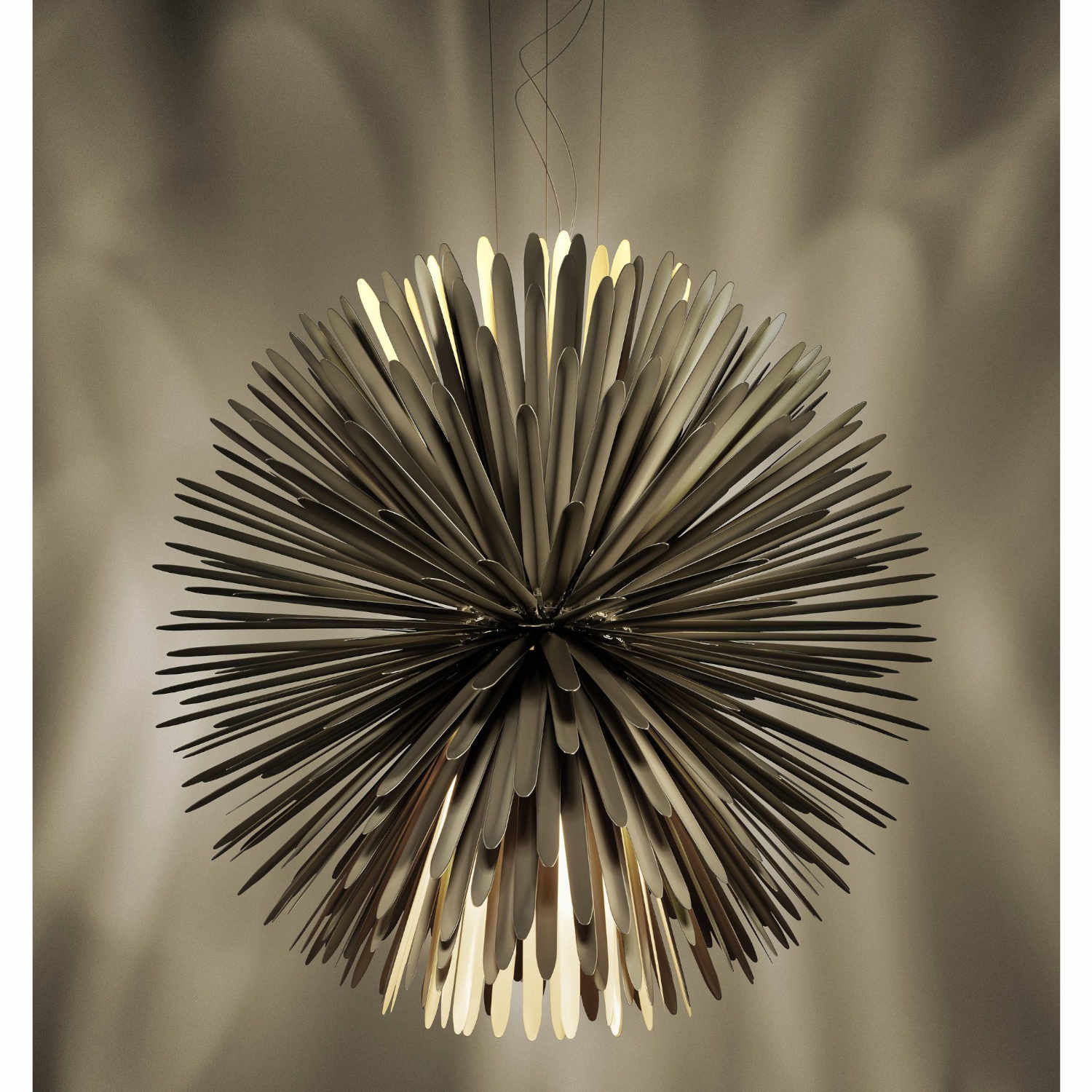 Sun-Light of Love LED Hängeleuchte, Farbe gold von Foscarini