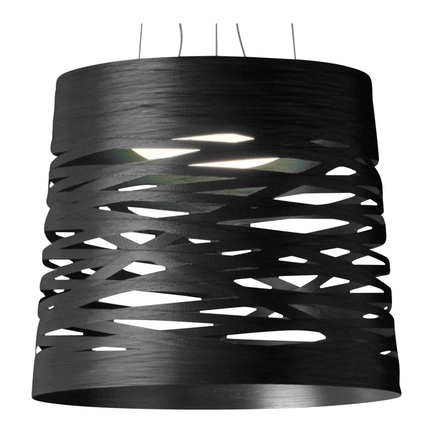 Tress grande LED Hängeleuchte, Funktion nicht dimmbar, Farbe schwarz von Foscarini
