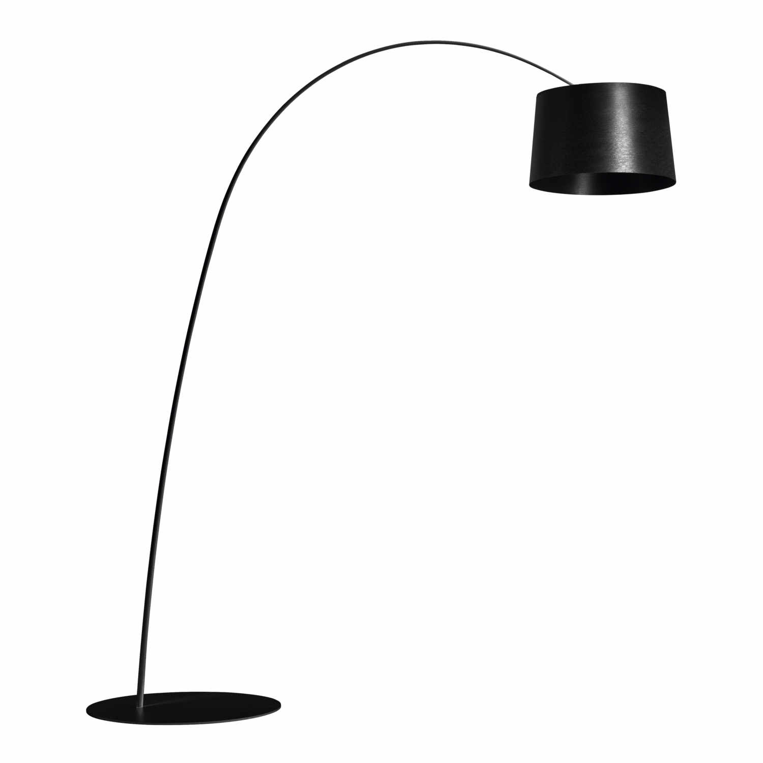 Twice as Twiggy Bogenleuchte, Farbe schwarz von Foscarini