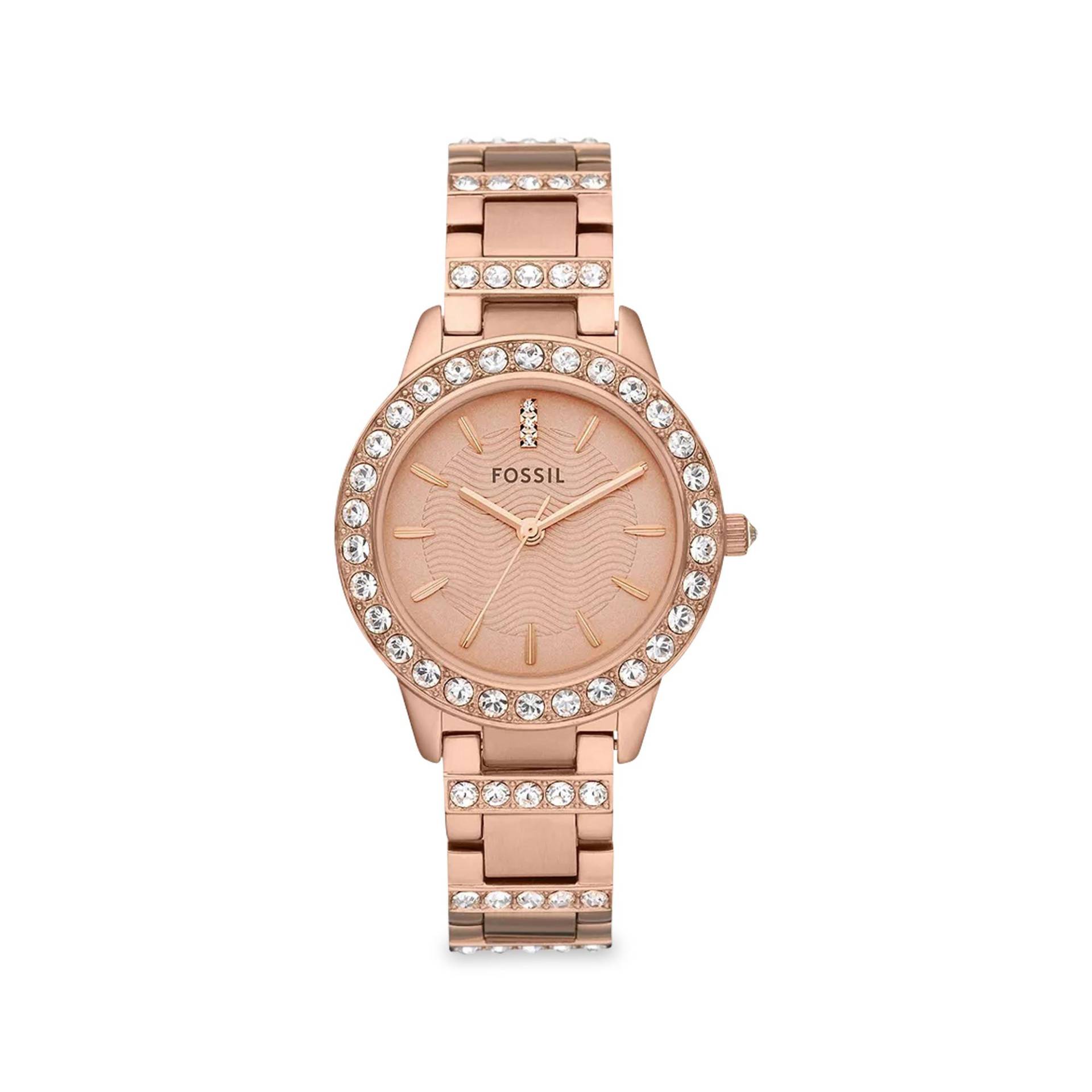 Analoguhr Damen Roségold 34mm von FOSSIL