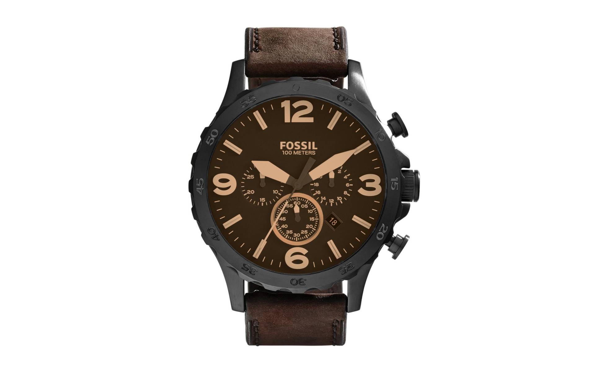 Fossil Chronograph »Armbanduhr Spring Nate JR1487 Her« von Fossil