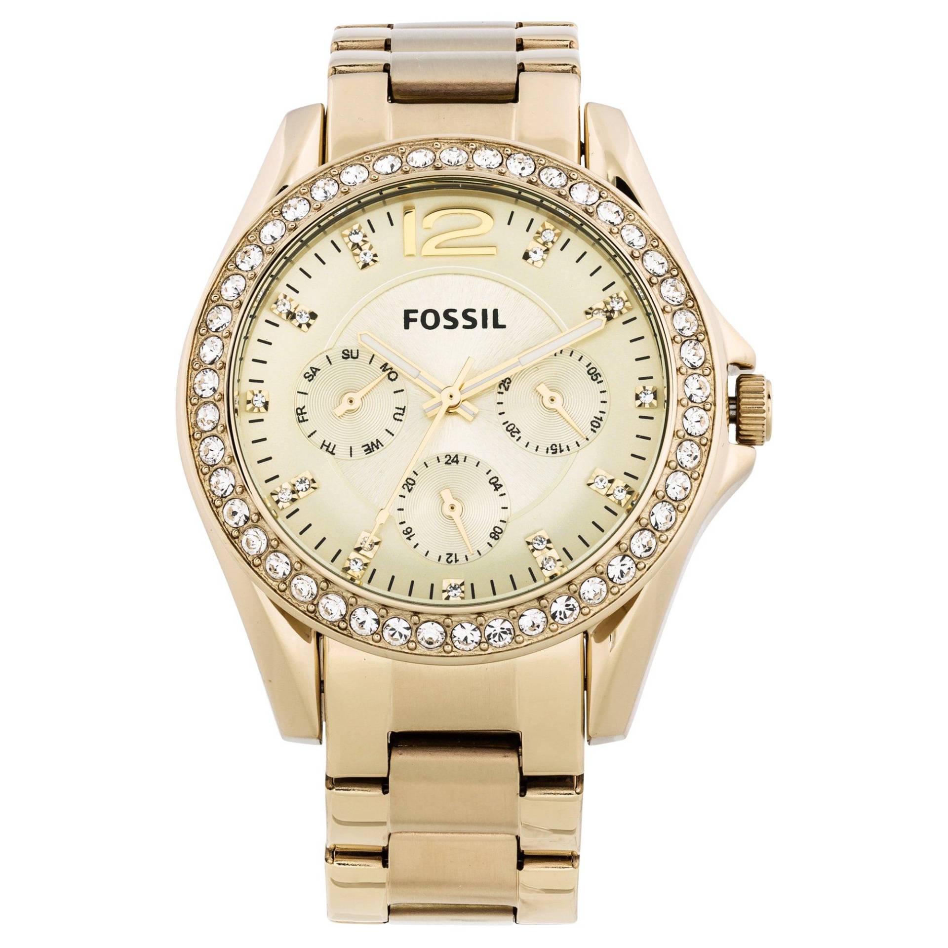 Multifunktionsuhr Damen Goldfarben 43mm von FOSSIL