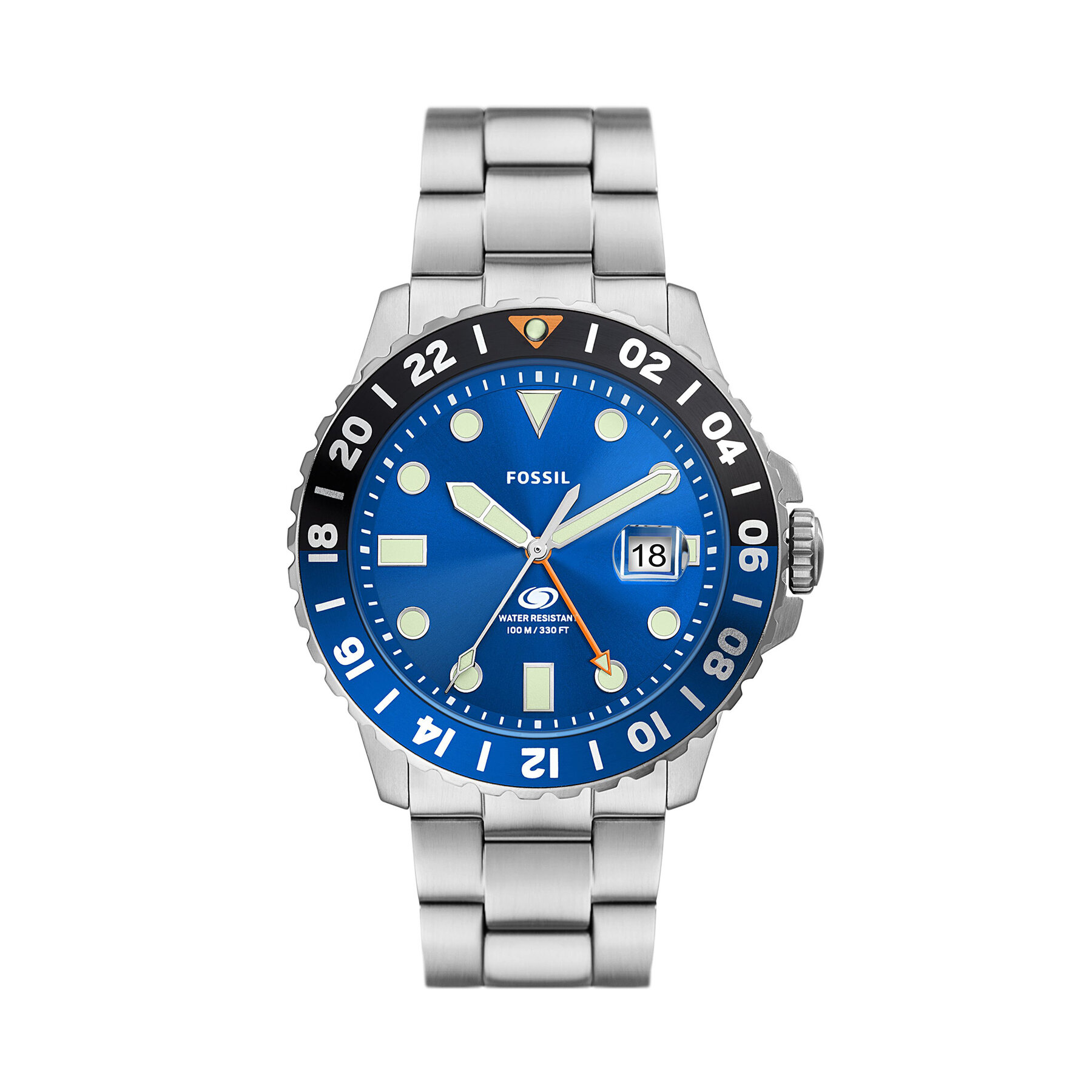 Uhr Fossil Blue FS5991 Silver/Blue von Fossil