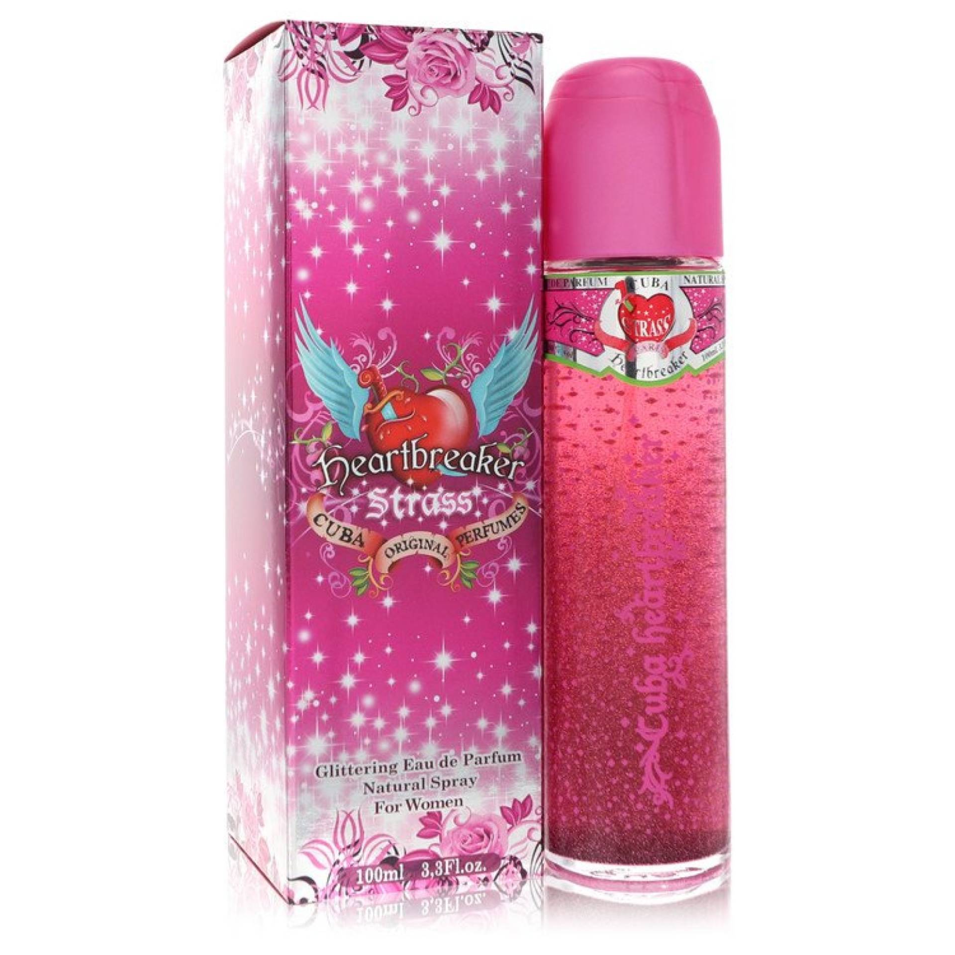 Fragluxe Cuba Strass Heartbreaker Eau De Parfum Spray 100 ml von Fragluxe